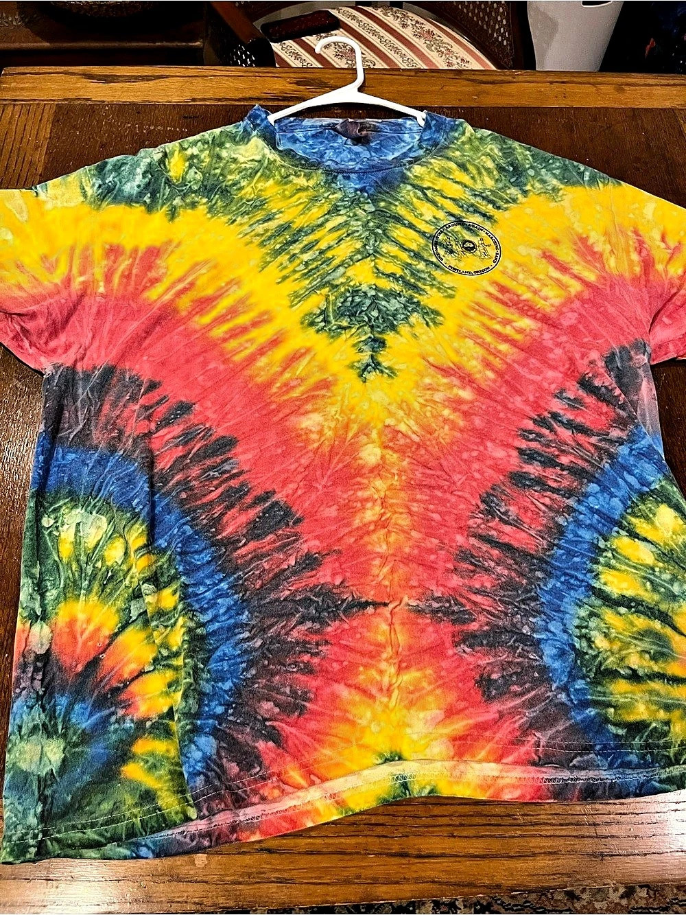 Alstyle Tie-Dye Short Sleeve Tee Size Large
